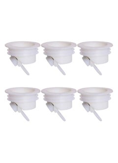 Buy Silicone Drain, 6Pcs Backflow Preventer Floor Drain Deodorant Core Drain Valve Sewer Core for Toilet Bathroom Floor Drain in Saudi Arabia