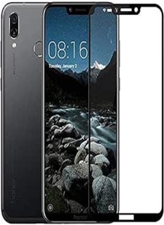 Buy 5D Tempered Glass for Huawei Honor Play Full Screen Protector - Black Frame in Egypt