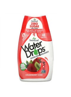 Buy Wisdom Natural, SweetLeaf, Water Drops, Delicious Stevia Water Enhancer, Strawberry Kiwi, 1.62 fl oz (48 ml) in UAE