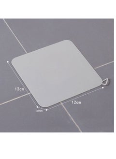 اشتري Silicone Drain Cover, Grey 5 in/12 cm, 4 Pcs Tub Stopper Floor Anti-Odor Mat, Drain Cover for Shower Floor, Anti Cockroach Deodorizing Drain Cover, Kitchen Seal, for Kitchen, Laundry, Toilet and Else في الامارات