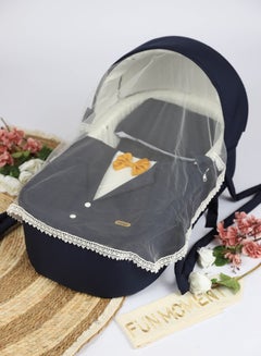Buy Portable baby cot with thick padded seat with high quality material in Saudi Arabia
