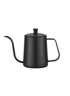 اشتري Excellence Pour Over Kettle Coffee Maker Stainless Steel Gooseneck Drip Tea Pot Jug Coffee Server For Home Brewing, Camping And Traveling Black في الامارات