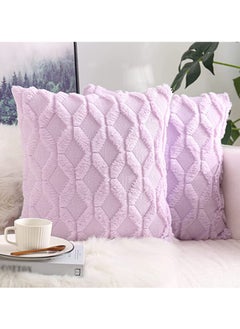 اشتري 2 PCS Of Throw Pillow With Extra Comfort And Fluffy Material With Soft Touch في الامارات