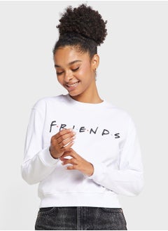 اشتري Text Print Sweatshirt في الامارات