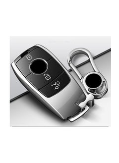 اشتري Mercedes Benz Key Cover Key Fob Case For 2017 Up E Class 2018 Up S Class 2019 Up A Class C Class G63 GLE350 W213 TPU Full Shell Cover Remote Key Chain في الامارات