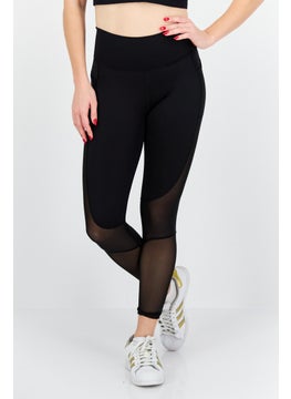 Buy Women Sportswear Fit Training Leggings, Black in UAE