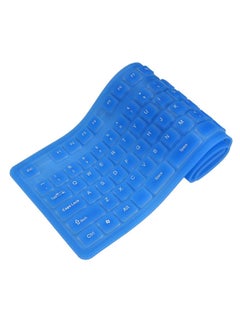 Buy Flexible Rollup Keyboard - English Blue in UAE