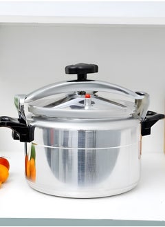 Buy Aluminum pressure cooker 4 liters / silver in Saudi Arabia