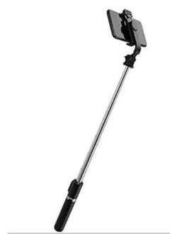 اشتري Q02 Selfie Stick Tripod Multifunctional Stretch 103cm Wireless Tripod Black في الامارات