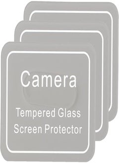 Buy Tempered glass camera lens protector for huawei nova 4, pack of 3 - clear in Egypt