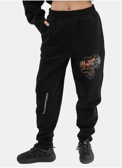 Buy Wide relaxed printed jogger in Egypt