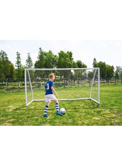 Buy PVC Football Goal Kids Safety Youth Professional Soccer Goal for Backyard Colleges(244x155x90cm) in UAE