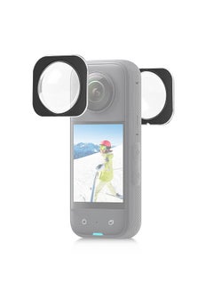 اشتري 2pcs Panoramic Camera Lens Guards Lens Protective Cover Lens Protector Compatible with Insta360 X3 Camera في الامارات