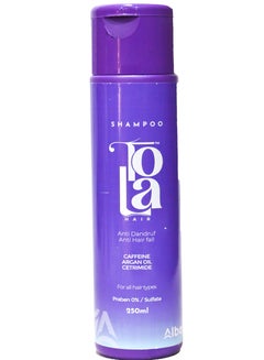 Buy Tola Hair Shampoo Anti Dandruff & Anti Fall Hair Shampoo 250ML in Egypt