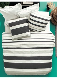 Buy 3-Piece Hometex Design 100% Cotton Duvet Cover Set - Printed - Fermanville (240x200cm) in UAE