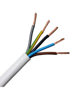 Buy Electrical Multicore PVC Flexible Cable Extension Wire Copper Power Cord 5 Meter 5 Core in UAE
