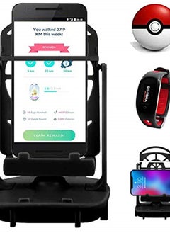 Buy Phone Swing Step Counter Pedometer Compatible with Pokemon Go Poke Ball Plus Cellphone Accessories with USB Cable High Silent Version for Walking (Support 2 Phones Under 7.2 Inch) in UAE