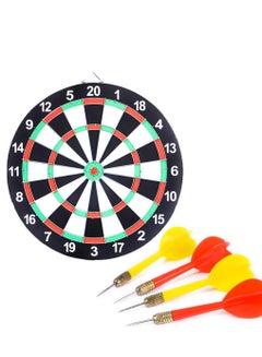 Buy Dart Board Game Set with Darts Outdoor Board Games Leisure Game Dartboard Set for Kids and Adults in UAE