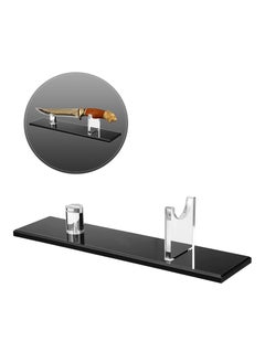 اشتري SYOSI Acrylic Knife Display Stand, Desktop Knife Display, Single Knife Holder for Home Decor (Black Base) في السعودية