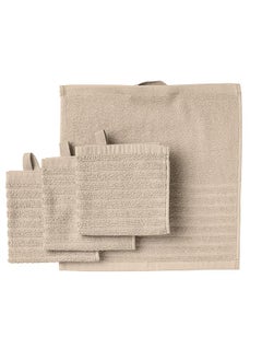 Buy Washcloth, Light Beige, 30X30 Cm in Saudi Arabia