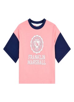 Buy Franklin and Marshall Girls Contrasting Boxy T Shirt in Saudi Arabia