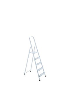 اشتري 5 Steps Steel Ladder - White في الامارات