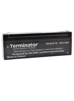 Buy Terminator Sealed Lead Acid Battery 12V 2.3Ah in UAE