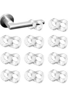 Buy 10 Pack PVC Door Handle Stopper Clear Rubber Door Stopper Door Handle Guard Door Handle Bumper in Saudi Arabia