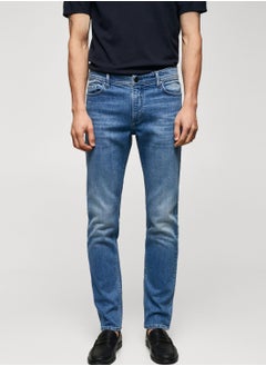 Buy Mid Wash Slim Fit Jeans in Saudi Arabia