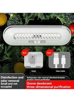 اشتري Refrigerator Odor Eliminator Kitchen Air Purifier Ozone Sterilizer Shoe Cabinet Disinfection في الامارات