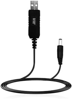 اشتري USB to DC Router Cable DC 5V to 12V for Router and Other Devices. [ 1M ] في مصر