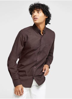 Buy Pure Cotton Casual Single Pocket Shirt in Saudi Arabia