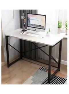 Buy Simple design computer desk multi-purpose computer table and comfortable study desk 120x60x73 cm in Saudi Arabia