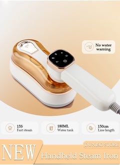 Buy Handheld Steam Iron, Travel Mini Iron with LED Screen Display, 180° Rotating Foldable Handheld Garment Steamer, 30 Seconds Quick Heated, Support Dry and Wet Ironing for Home and Travel in Saudi Arabia