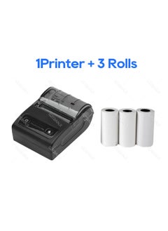 Buy 58MM Thermal Printer Portable Seven Star Color Handheld Wireless Bluetooth Takeaway Ticket Award Insect Printer in Saudi Arabia