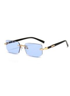 Buy New Rimless Fashion Trend Sunglasses Personalized Sunglasses UV Protection Unisex in Saudi Arabia