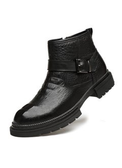 اشتري New Men's Casual Leather Boots في الامارات