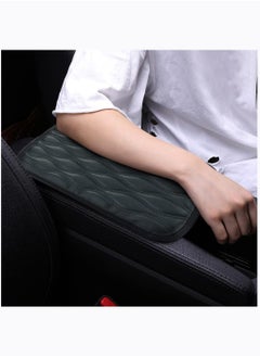 اشتري Auto Center Console Cover Pad Universal Fit for SUV/Truck/Car, Waterproof Car Armrest Seat Box Cover, Leather Auto Armrest Cover في السعودية