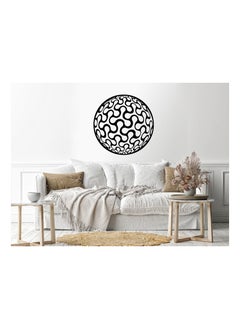 Buy 3D ball Sticker wall decal 80x80 Black in Egypt