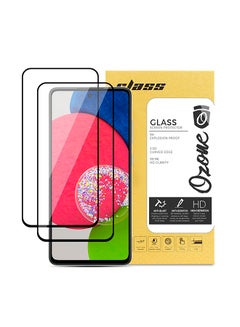 اشتري HD Glass Protector Compatible for Samsung Galaxy A52S 5GTempered Glass Screen Protector Shock Proof [2 Per Pack] HD Glass Protector - Black في الامارات