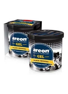 Buy Gel Can Car Scent, Black Crystal, Pack Of 1 in UAE