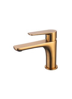 اشتري Milano Calli Basin Mixer With Pop Up Waste Snow Gold Single Lever Bathroom Mixer With Pop Up Waste Modern Basin Mixer Contemporary Water Tap - Made In China في الامارات