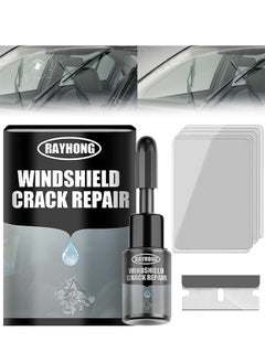 Buy Windshield Crack Repalr For Glass Crack Repair Adhesive, For Chips And Cracks Car Glass Repair Kit, Cracks Gone Glass Kit Automotive Windscreen Tool For Fixing Chips in UAE