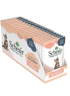 اشتري Schesir Kitten Jelly Chicken Pouch 85g 20pcs في الامارات