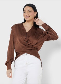 Buy Top With Waist Twist Detail in UAE