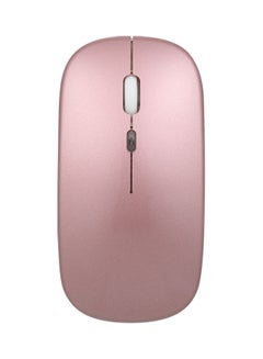 Buy Bluetooth 5.0 Wireless Slim Rechargeable Mouse Rose Gold in Saudi Arabia