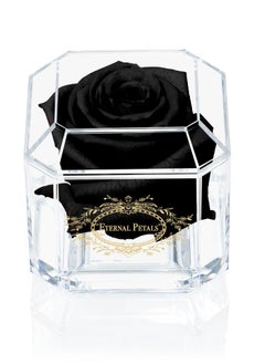 Buy Eternal Petals, A 100% Real Rose That Lasts Years - Gold Solo (Black) in UAE