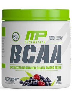 Buy MP Essentials BCAA Blue Raspberry 30 Servings in UAE