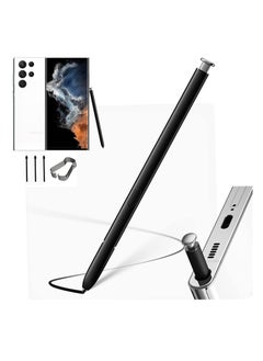 Buy High Sensitivity S Pen Stylus for Samsung Galaxy S23 S22 Ultra with 3 Nibs Replacement White in Saudi Arabia