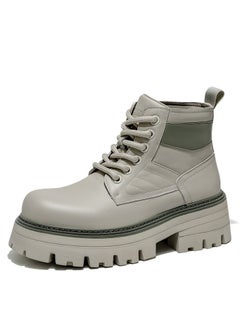 Buy New Youth Fashion Thick Sole High Top Boots in UAE